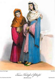Sceneet, maksut, moeurs ja puvut du Caucase dessinés d